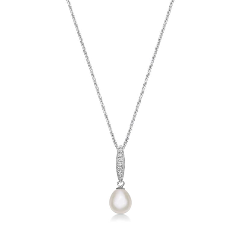 Picture of DANGLE,FW.8mm 6x 1mm. WHT with CHAIN