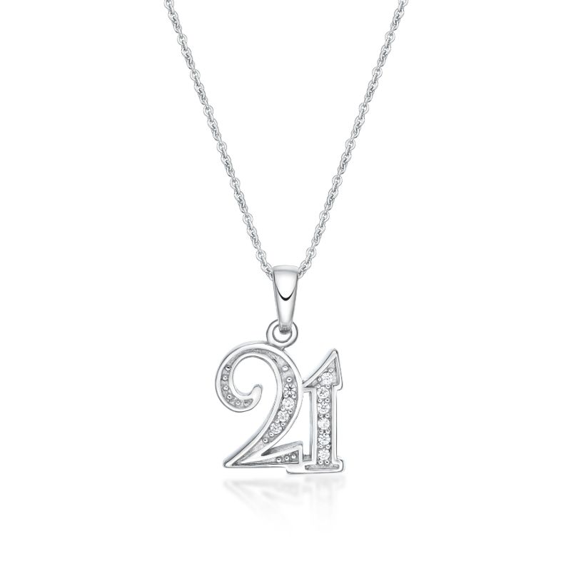Picture of CZ SET 21 BAIL with CHAIN