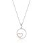 Picture of RGP HEART IN CIRCLE PENDANT with CHAIN