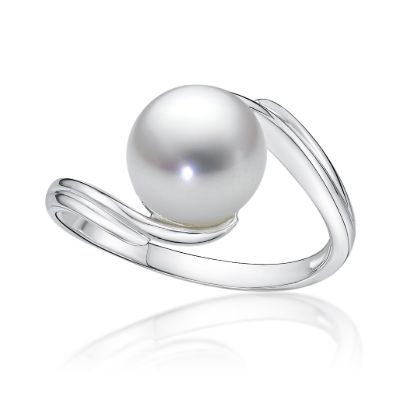 Picture of 8mm BUTTON PEARL RING