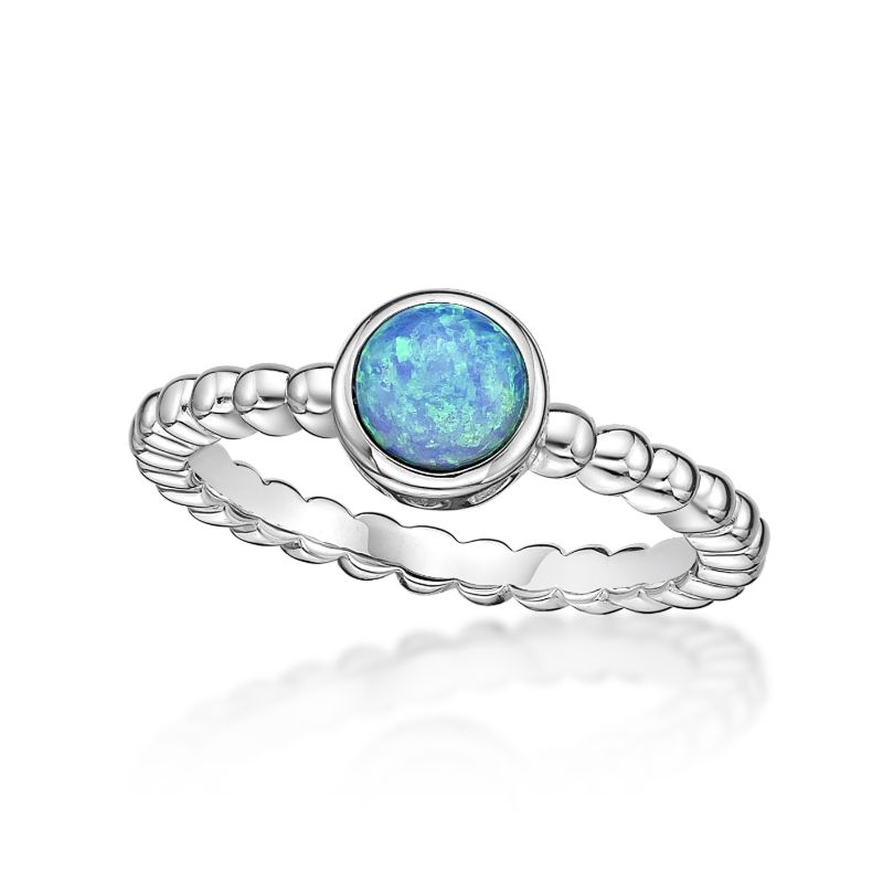 Picture of  BUBBLE RING MIT SYN. OPAL