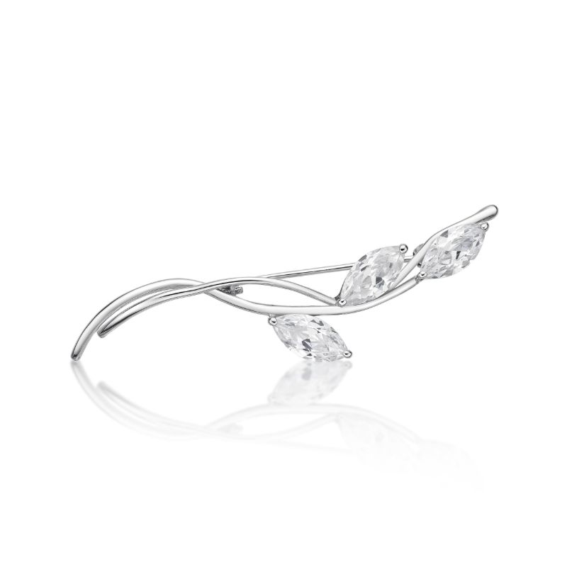 Picture of BROOCH,3xCZ MARQ