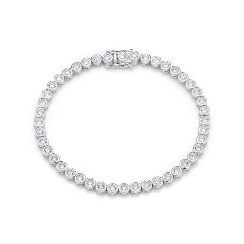Picture of 3mm TENNIS B'L WHT BEZEL, 18cm