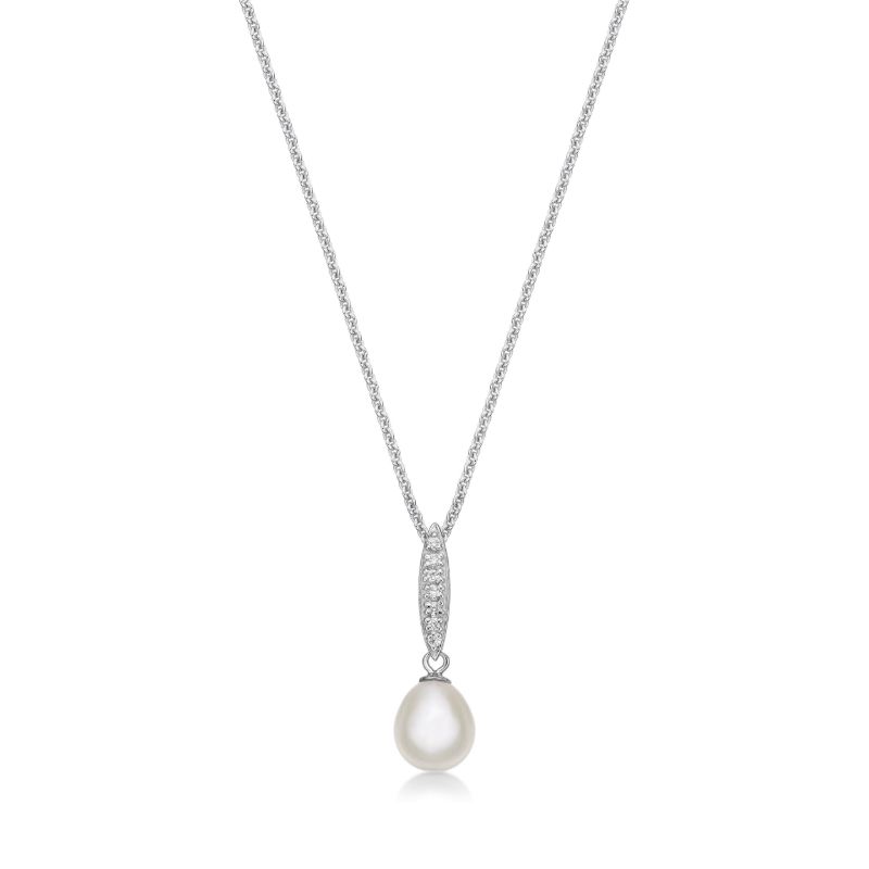 Picture of DANGLE,FW.8mm 6x 1mm. WHT with CHAIN