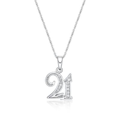 Picture of CZ SET 21 BAIL with CHAIN