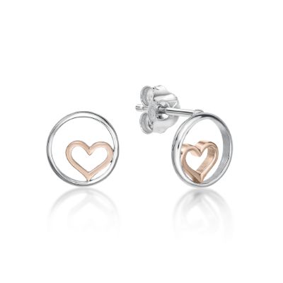 Picture of RGP HEART IN CIRCLE, STUDS