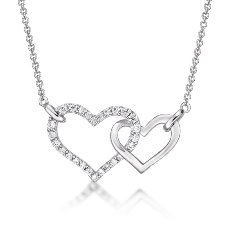 Picture of TWO LIGHT HEARTED NECKLACE