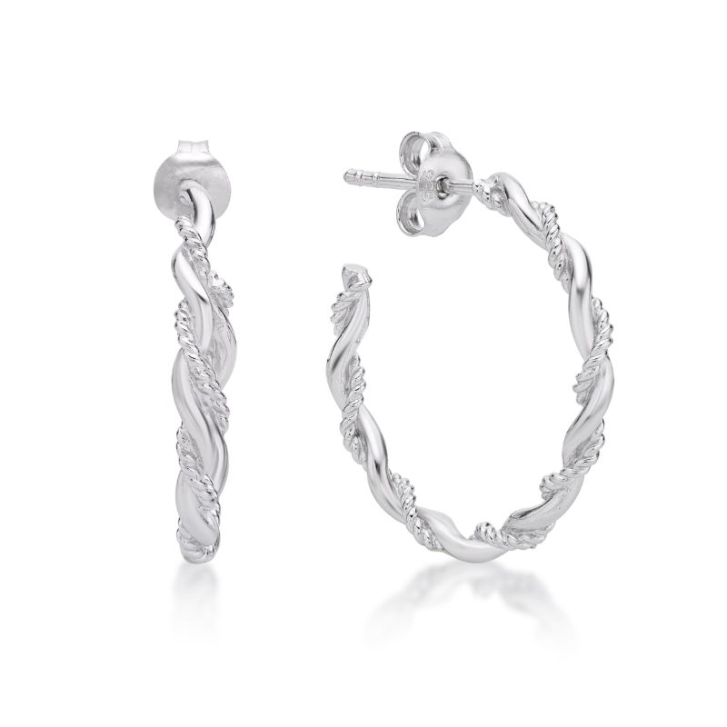 Picture of TWISTED 20mm HOOP, EARPIN & BUTTERFLY