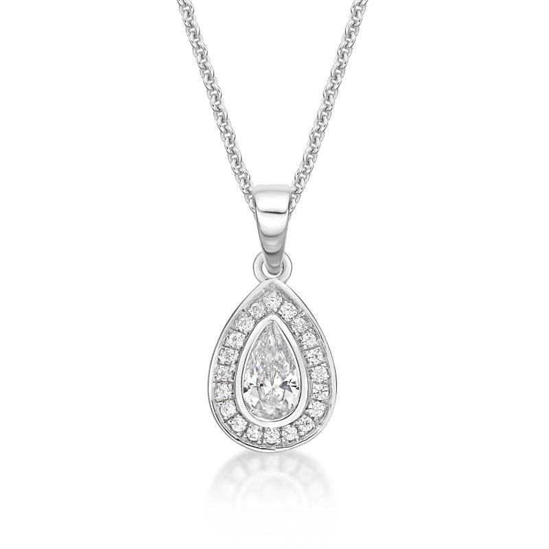 Picture of PEND, PEAR R/O CLUSTER T=6.8x8.8mm  with CHAIN