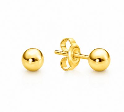 Picture of 3mm GP SILVER HOLLOW BALL STUDS