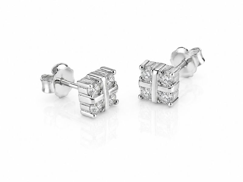 Picture of  0.50ct LGD,4 x 2.5mm SQUARE, STUDS