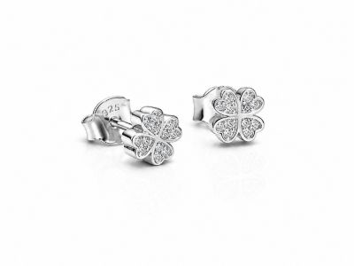 Picture of 4 x 3stone HEARTS, STUDS