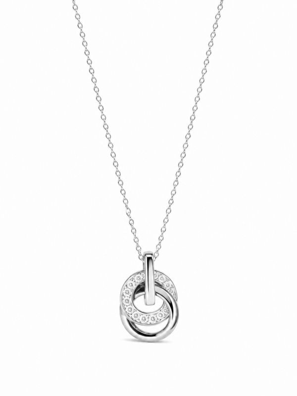 Picture of 0.22ct LGD,INTERLOCKING CIRCLES, PENDANT, with chain
