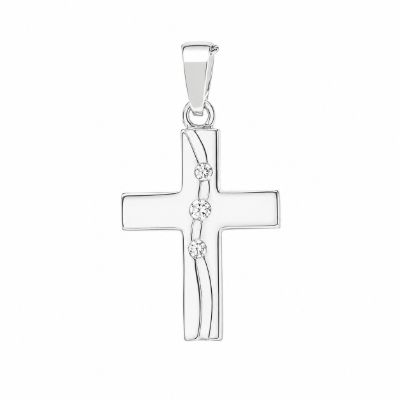 Picture of 13x15, POLISHED CROSS, 3xCZ FISSURE