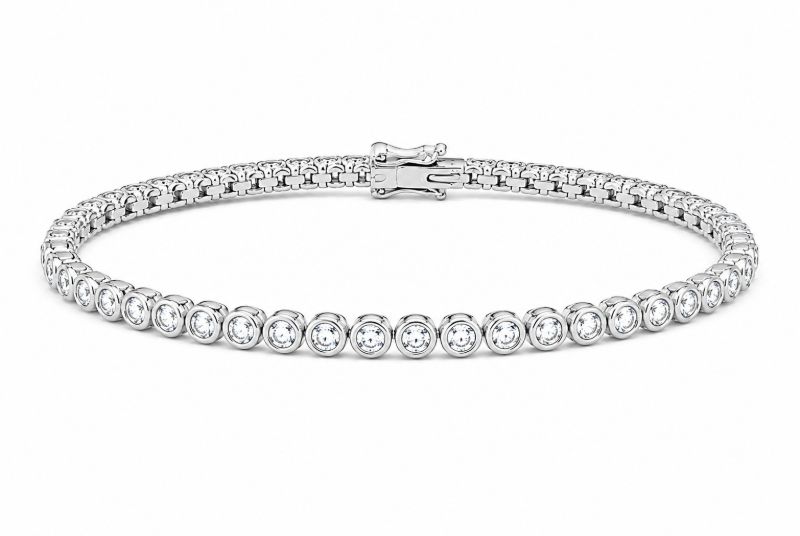 Picture of 2.48ct LGD,2mm BEZEL, 18cm TENNIS B'L