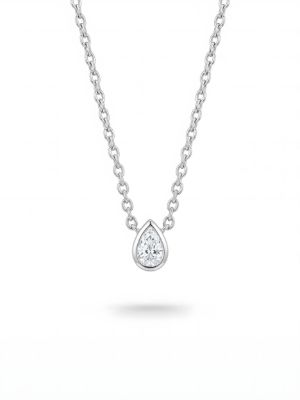 Picture of  0.37ct LGD, 6 x 4mm PEAR, BEZEL N'K