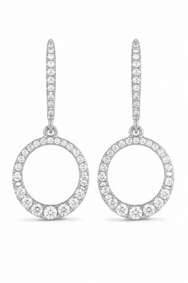 Picture of CZ HOOK WITH 15mm CZ TAPERED STONES