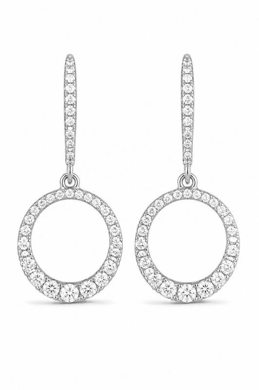 Picture of CZ HOOK WITH 15mm CZ TAPERED STONES