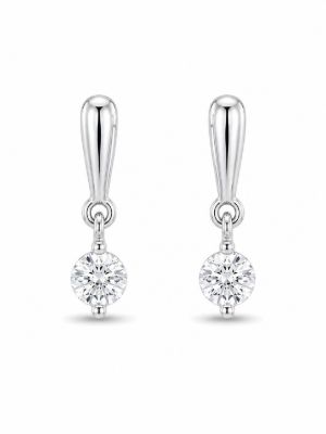 Picture of 0.13ct LGD,LONG PEAR & 2 CLAW, STUDS