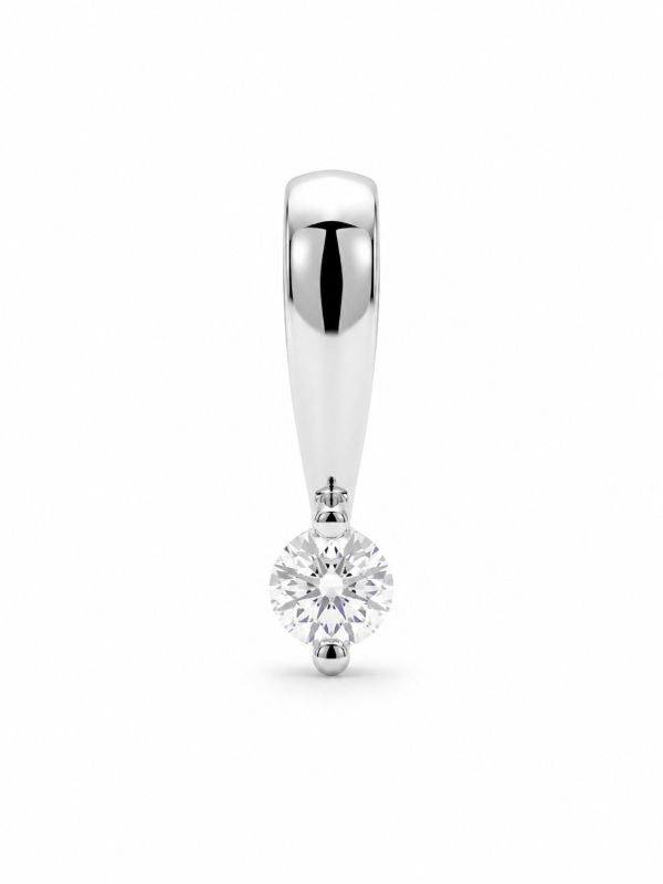 Picture of 0.10ct  LGD,LONG PEAR & 2 CLAW, PENDANT with chain