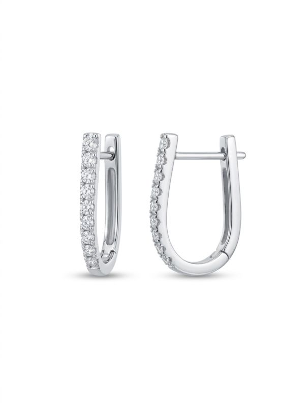 Picture of 0.54ct LGD REVERSE TAPER HUGGIE, 2.6 x 19 , 9 STONES