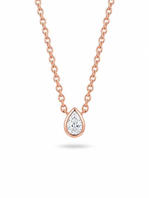 Picture of  0.33ct LGD, 6 x 4mm PEAR, BEZEL N'K RGP